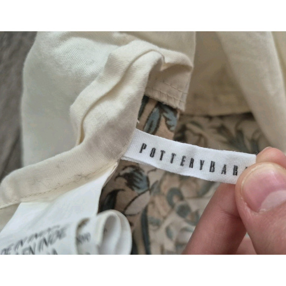 Sold! Pottery Barn Selena Kalamkari Cotton Euro Pillow Shams 26inx26in Set of 2 - Picture 6 of 8